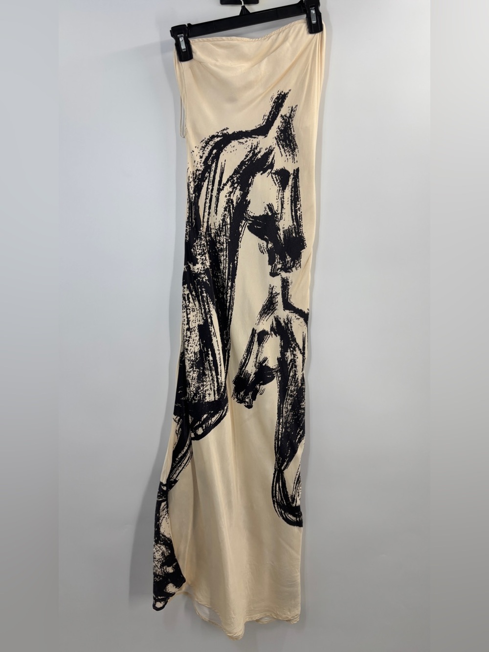 Anthropologie Conditions Apply Chloe Horse Print Maxi Slip Dress - Picture 4 of 5